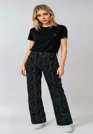 YARA - Straight leg jeans - brique