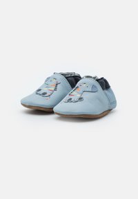 Robeez Chaussons Bébé Cuir Souple Jungle Zèbre - Semelle Antidérapante Naturelle