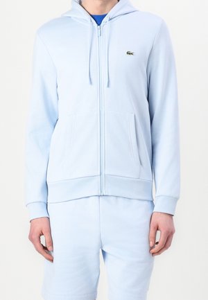 Lacoste, Sweat zippé - light blue