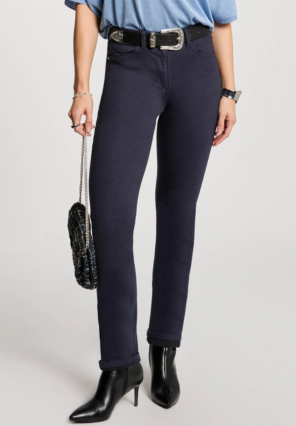 Stoffhose - bleu marine