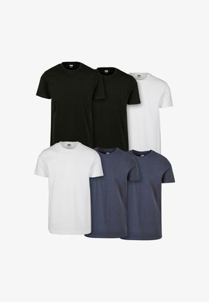 Urban Classics, TEE 6-PACK - Lihtne T-särk - blk blk wht wht nvy nvy