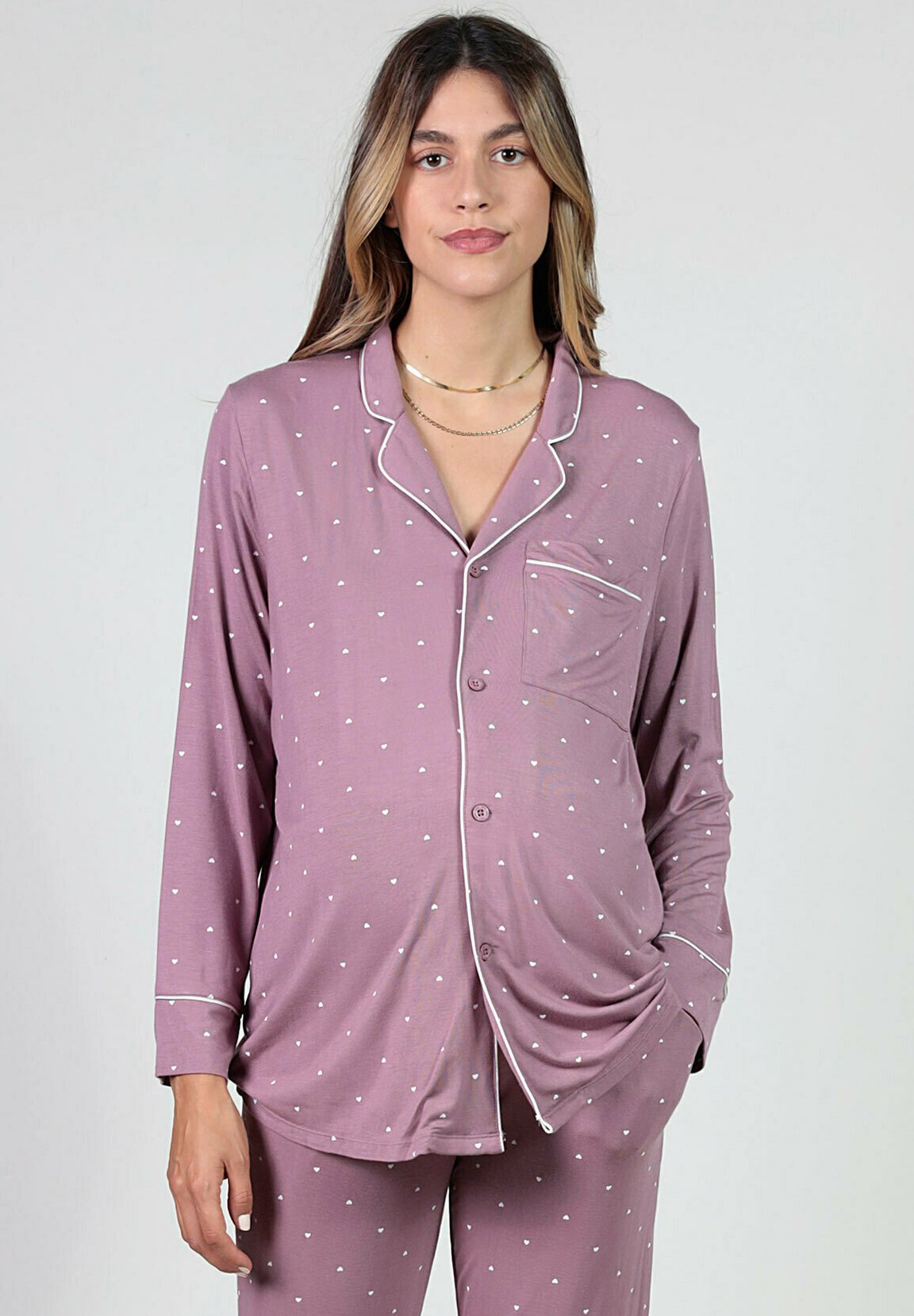 Abbigliamento J7v57 ohma Maglia del pigiama - purple/viola Abbigliamento J7v57 ohma Maglia del pigiama - purple/viola