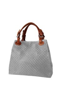 DrachenLeder GEPRÄGTES MUSTER - Sac à main - grau braun