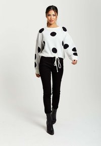 Liquorish POLKA DOT - Jumper - white