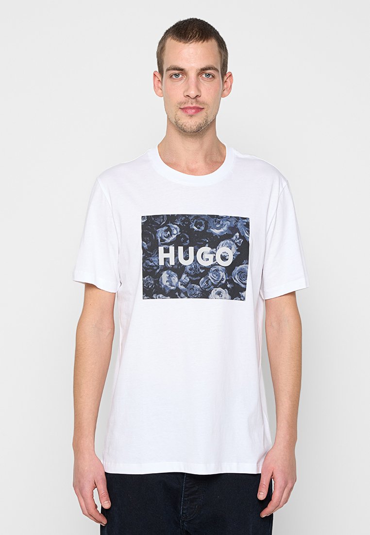 Boss T-shirt print wit