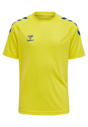 XK CORE - Sport T-Shirt - blazing yellow true blue