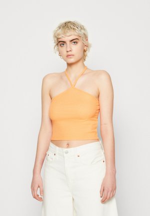 Pieces PCKUPA CROPPED - Débardeur - papaya
