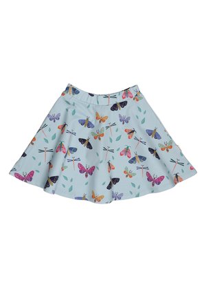 BUTTERFIES - A-line skirt - blue