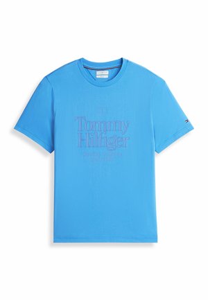 Tommy Hilfiger, TOMMY HILFIGER TONAL GRAPHIC JERSEY T-SHIRT - Print T-shirt - blue spell