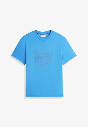 Tommy Hilfiger, TOMMY HILFIGER TONAL GRAPHIC JERSEY T-SHIRT - Print T-shirt - blue spell
