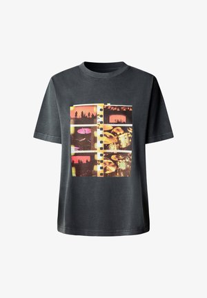 Pepe Jeans, PEPE JEANS PRINT T-SHIRT BESSIE - Camiseta estampada - granite grey