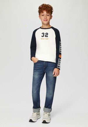 s.Oliver MIT KONTRAST - Langarmshirt - navy