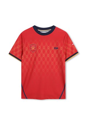 MET KORTE MOUWEN - T-shirt print - rouge