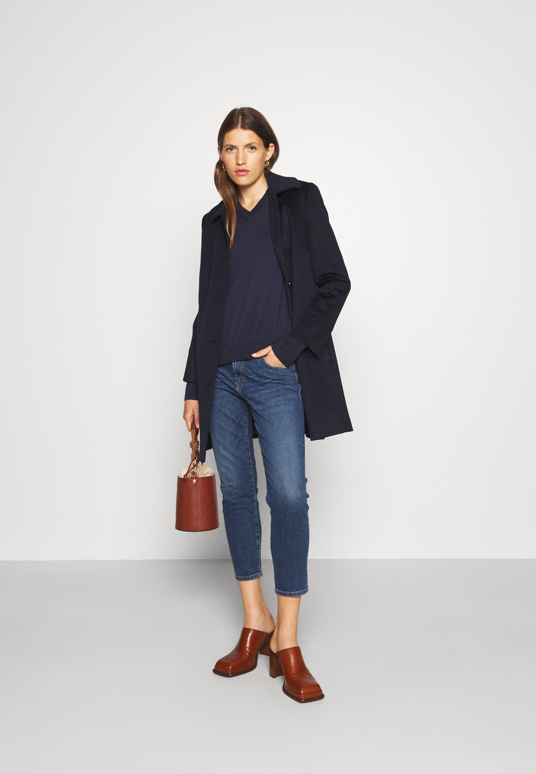 Sportmax URAL - Slim fit jeans - blu notte/black - Zalando.co.uk