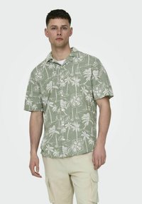 Only & Sons HAWAII AOP NOOS - Overhemd - swamp