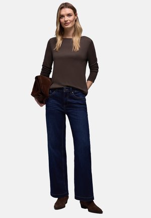 IN UNIFARBE - Langærmet T-shirt - braun