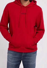 Guess Felpa con cappuccio - red