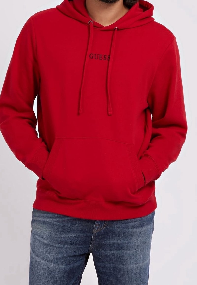 Guess Felpa con cappuccio - red