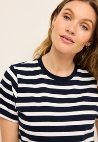 Next STRIPE  REGULAR FIT - Svetríkové šaty - navy blue