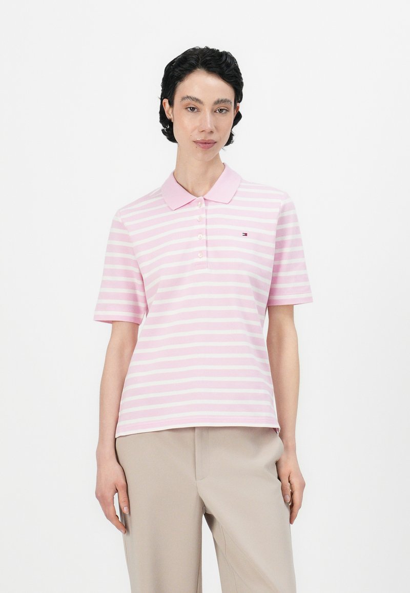 Tommy Hilfiger Poloshirts - classic pink/ecru