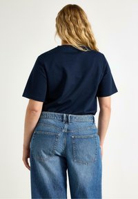 Lindex T-shirt basic - dark blue