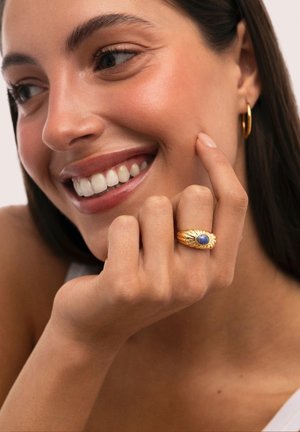 Singularu, SUNBEAM BLUE - Anillo - gold-coloured