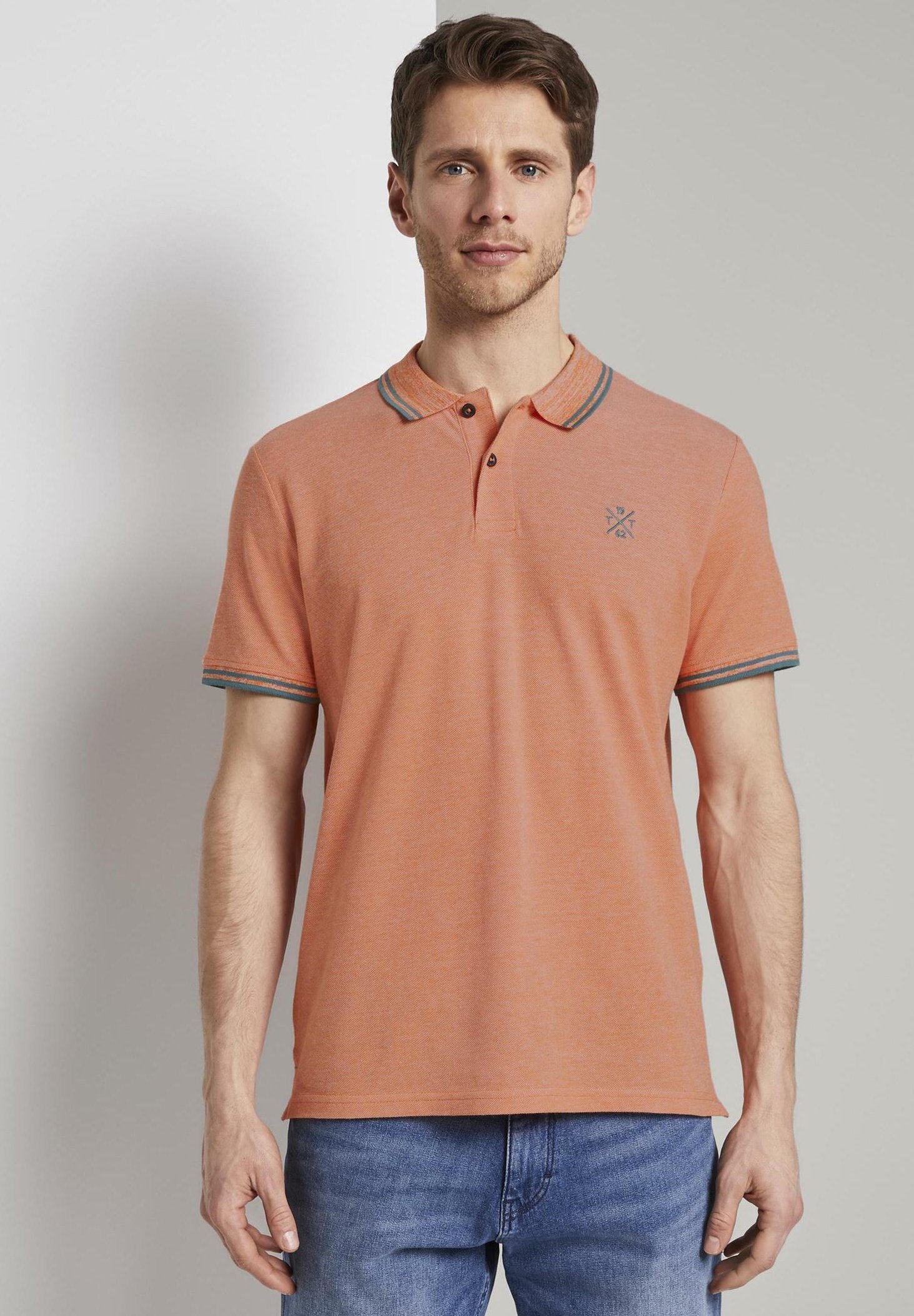 polo asics homme orange