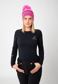 Reusch NOAH - Beanie -  knockout pink   white