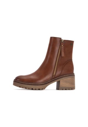 Botines con plataforma - camel