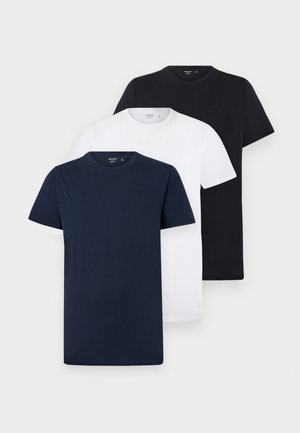 ICON CREW 3 PACK - T-Shirt basic - blue/black/white