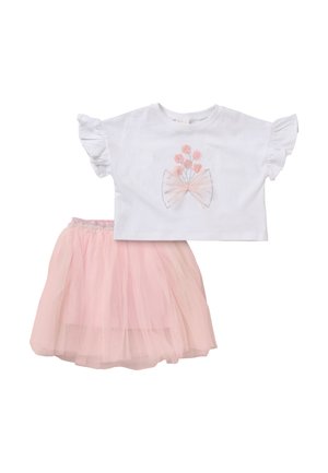 BLUME SET - A-Linien-Rock - weiß-rosa c
