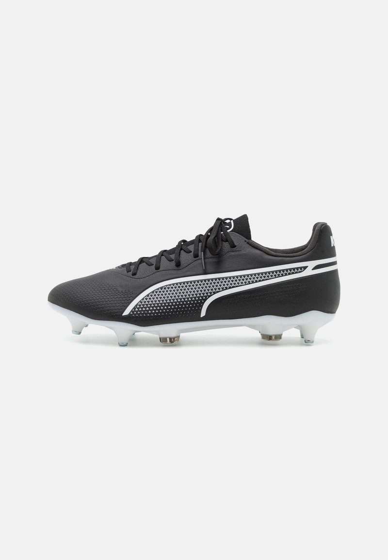 Puma - KING PRO MXSG - Nogometni čevlji s privitimi čepi - black/white, Povečajte