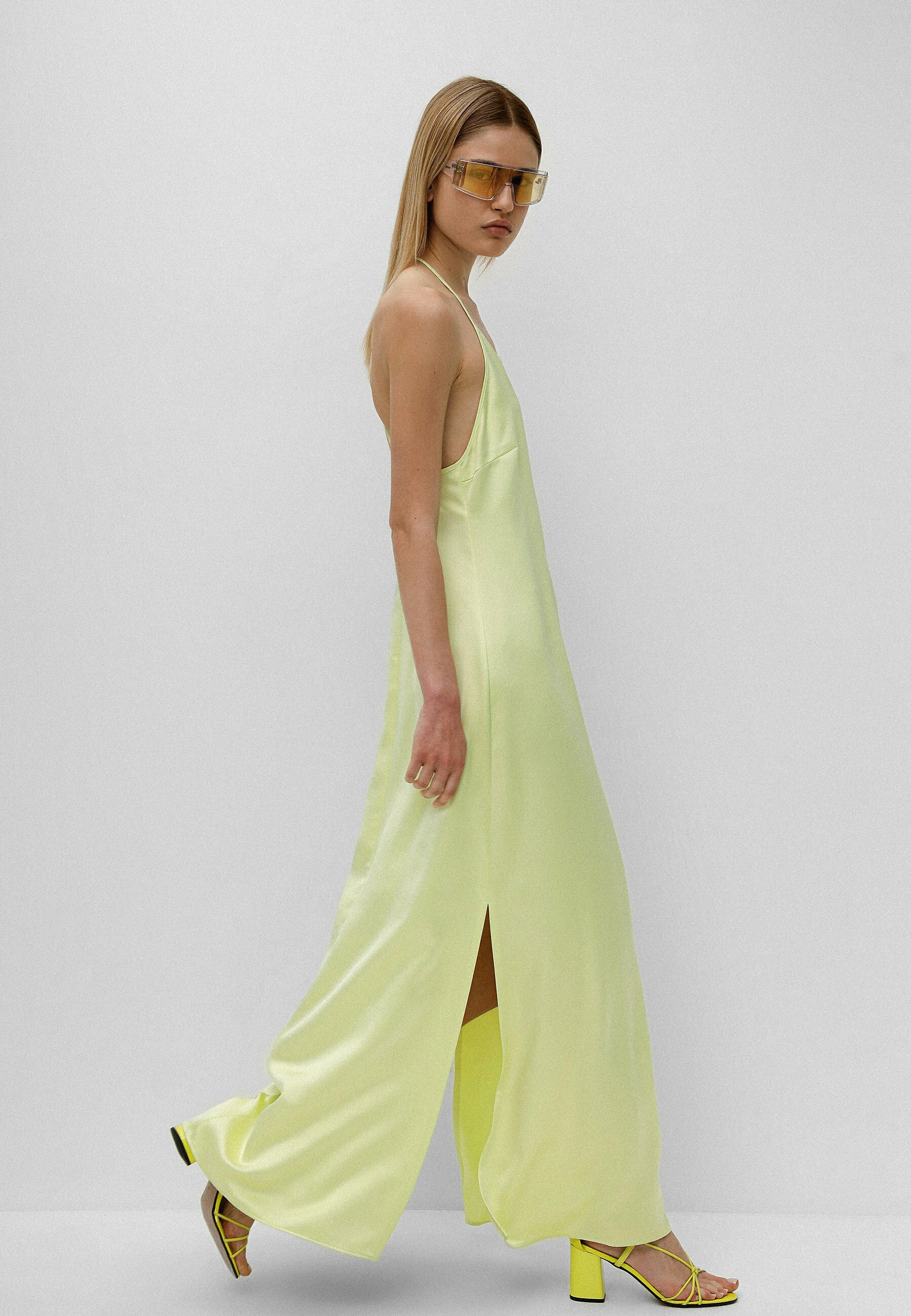 HUGO KIMELA - Maxi dress - light yellow 