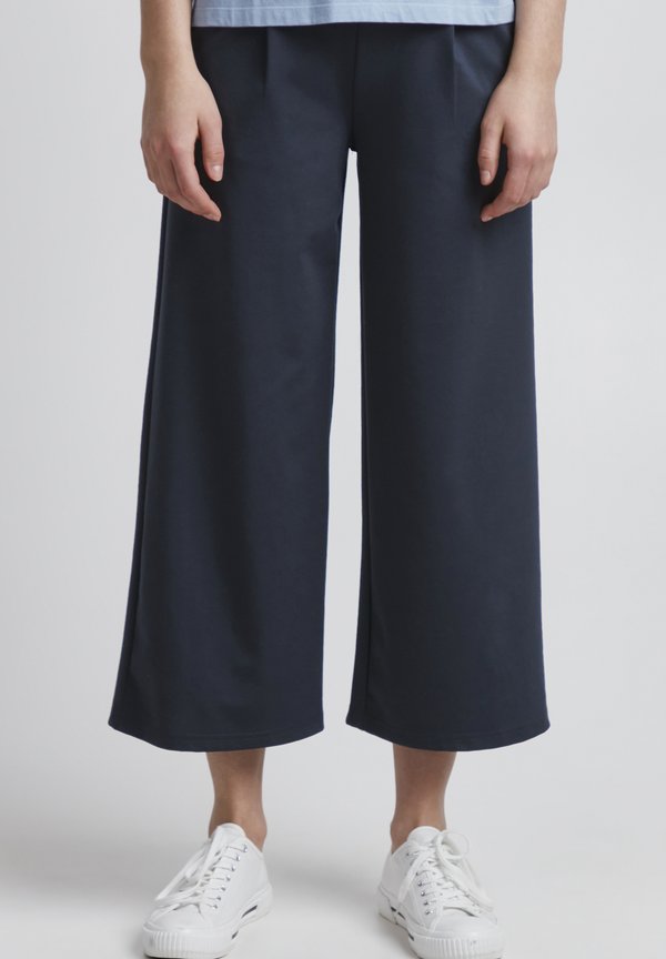 KATE SUS WIDE - Trousers - total eclipse