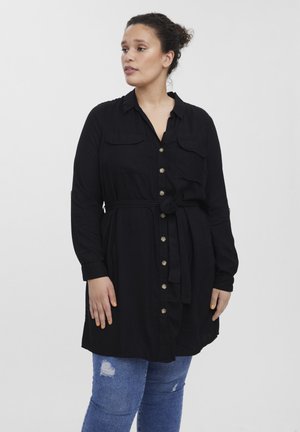 Shirt dress - black