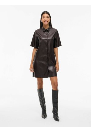 VIELANA - Abito a camicia - coffee bean
