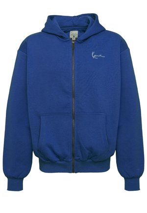 Karl Kani CHEST SIGNATURE ESSENTIAL ZIP HOODIE UNISEX - Zip-up sweatshirt - blue