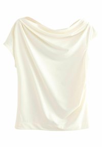 REGULAR FIT ASYMMETRIC  - Bluza - ecru