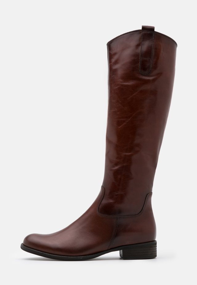 Braune Stiefel Boots Fur Damen Reinschlupfen Wohlfuhlen Bei Zalando