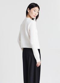 Calliope Strickjacke - bianco lana