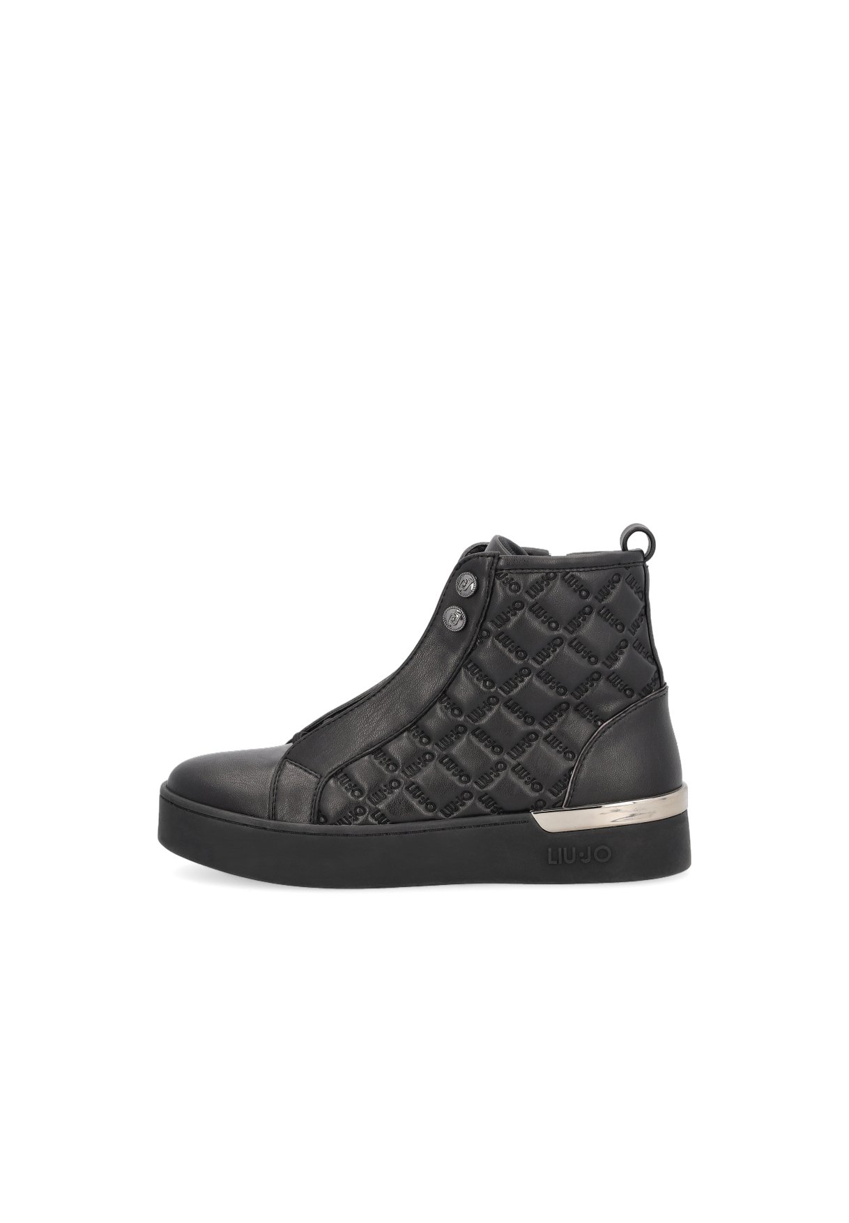 LIU JO WITH LOGO - Sneakers hoog - black/Zwart - Zalando.be