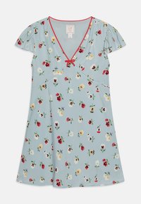 GAP X DOEN FLORAL MINI DRESS - Freizeitkleid - dublin blue
