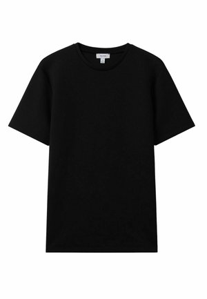 Reiss REGULAR FIT-BRADLEY INTERLOCK CREW NECK - T-shirt basic - black
