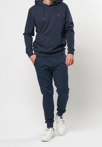 U.S. Polo Assn. Jersey con capucha - dark blue