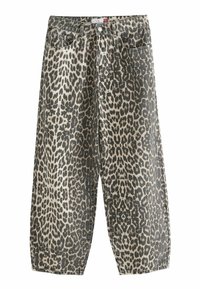 Next TALL FIT - BARREL - Jean boyfriend - leopard print