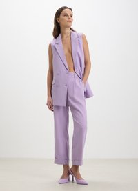 Calliope CLASSICO TINTA UNITA - Pantaloni - viola