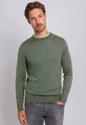 Suitable, SUITABLE MERINO PULLOVER  - Jumper - groen