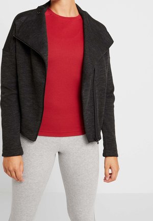 Sudadera con cremallera - black