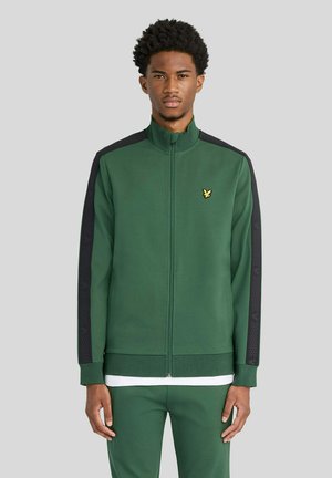 Lyle & Scott, LYLE & SCOTT MID LAYERS PADEL TAPED TRACK JACKET - Sweatjacke - z canopy green