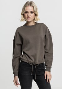 Urban Classics Mikina - army green